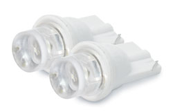 LED Super Bright Automotive Replacement Bulbs - 194/168, Clear,